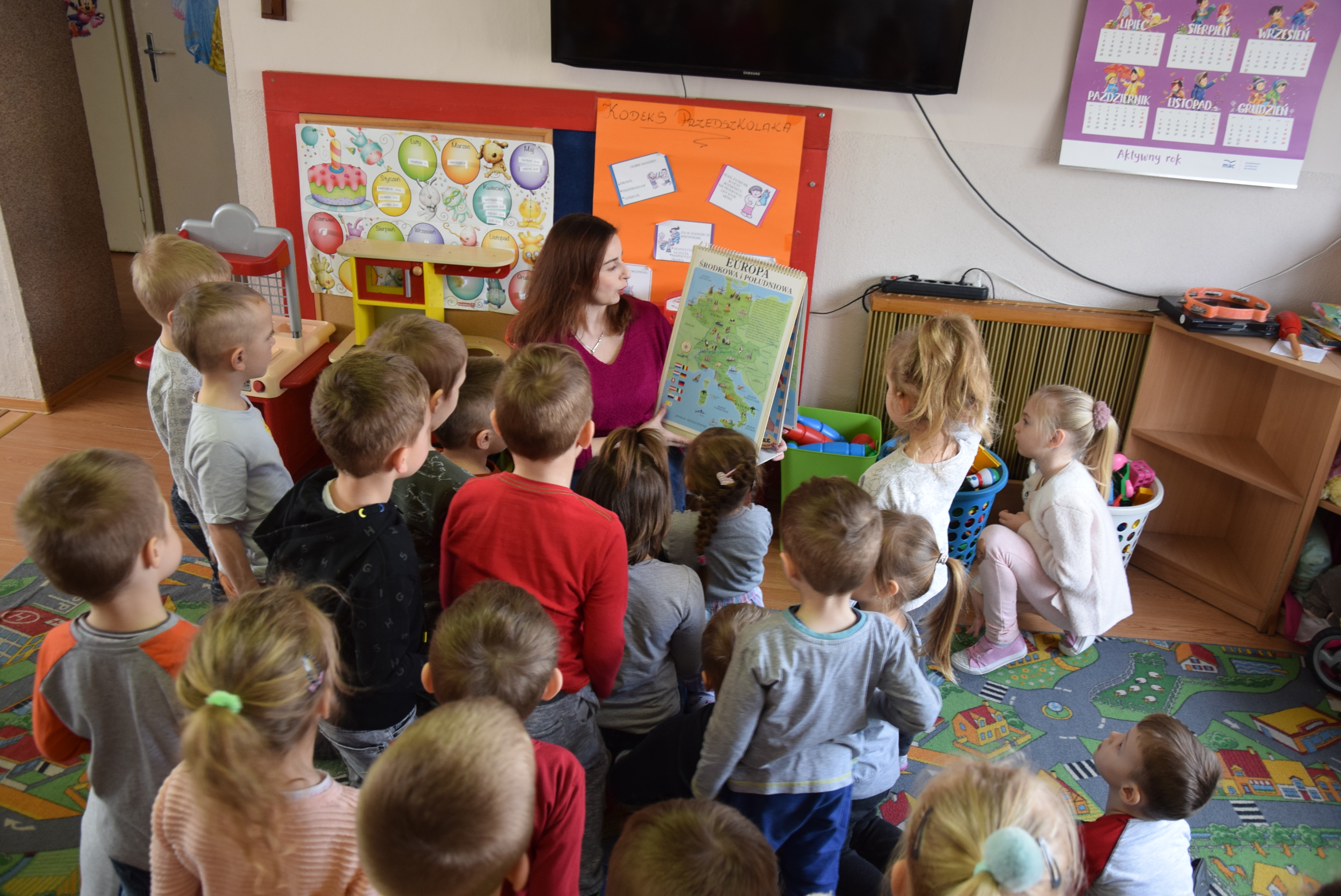 Świat zwierząt – lekcja biblioteczna w Oddziale przedszkolnym w Pieczyskach