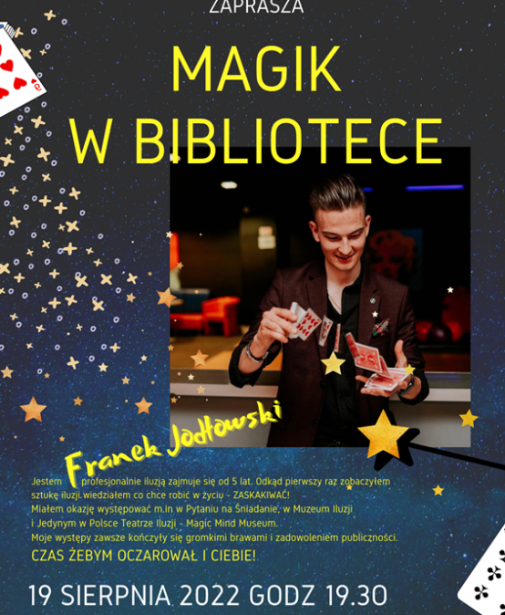 Magik w Bibliotece – Franek Jodłowski