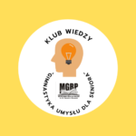 logo klubu wiedzy MGBP w Wieruszowie