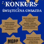 Plakat konkursu Świąteczna Gwiazda