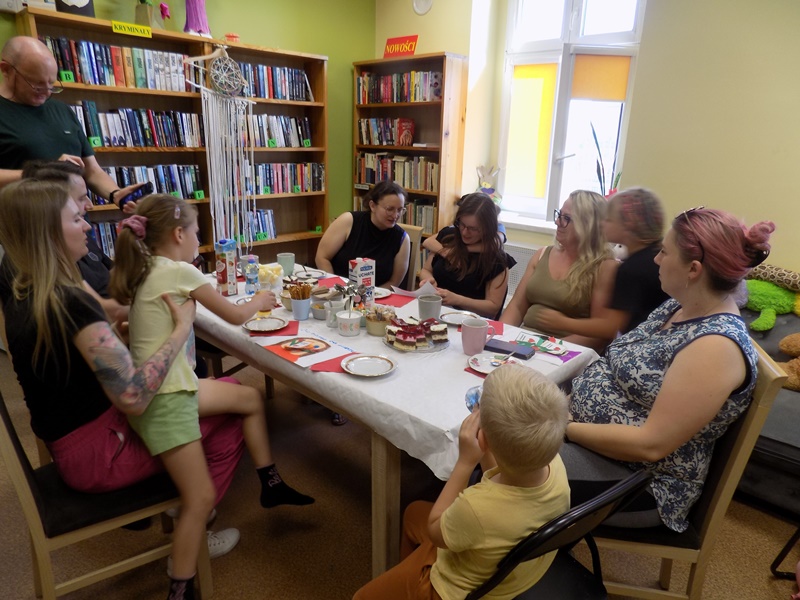 Zajęcia wychowawczo-edukacyjne w Filii Bibliotecznej w Kuźnicy Skakawskiej