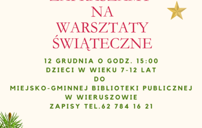 Zapraszamy na warsztaty