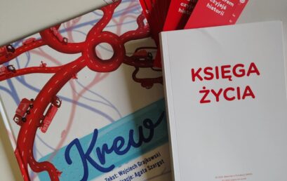 Dziękujemy Fundacji DKMS i Programowi Rozwoju Bibliotek za przesłane materiały w ramach inicjatywy „Biblioteka Życia”
