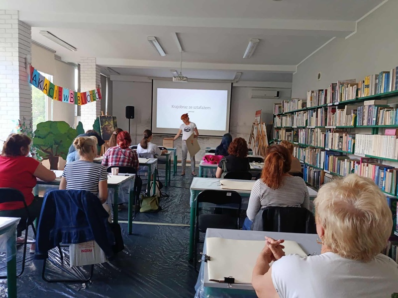 „Wieruszowskie abstrakcje” w plenerze „Wieruszowskie abstrakcje” w plenerze