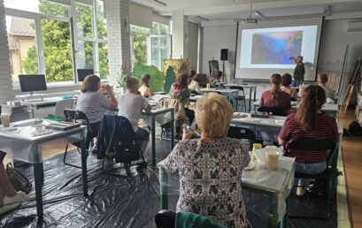 Grupa Artystyczna i warsztaty malarskie w bibliotece
