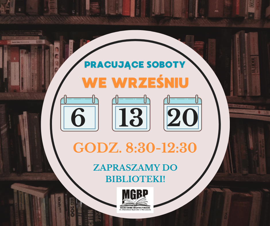 Sobotnie dyżury we wrześniu 2025r. Sobotnie dyżury we wrześniu 2025r.