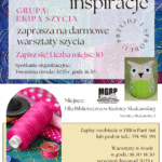 plakat reklamujący projekt Patchworkowe inspiracje