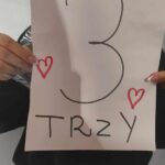 kartka z napisem 3