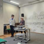 wykład, dyrektorka biblioteki i prowadząca