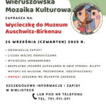Plakat wycieczka do Muzeum Auschwitz-Birkenau