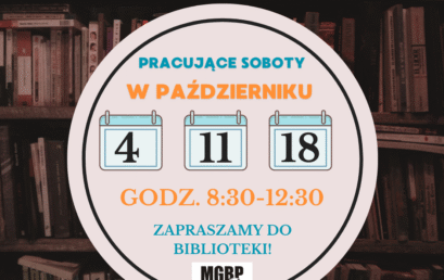 Pracujące soboty w październiku.