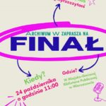 plakat zapowiadający imprezę finałową projektu młodzieżowego