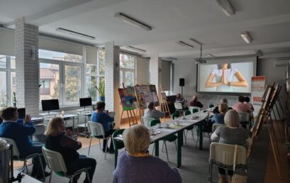 Gimnastyka umysłu z&nbsp;Wieruszowskim Uniwersytetem Trzeciego Wieku.