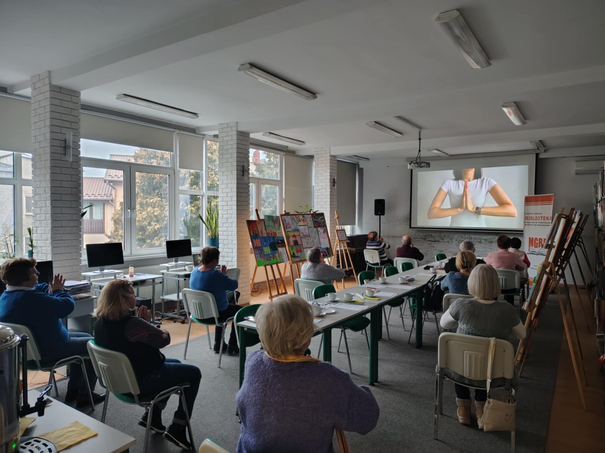 Gimnastyka umysłu z&nbsp;Wieruszowskim Uniwersytetem Trzeciego Wieku.