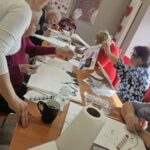 warsztaty artystyczne, malujemy po numerach