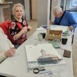 warsztaty artystyczne, malujemy po numerach