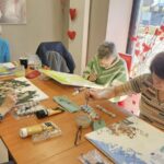 warsztaty artystyczne, malujemy po numerach