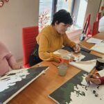 warsztaty artystyczne, malujemy po numerach