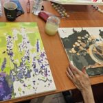 warsztaty artystyczne, malujemy po numerach