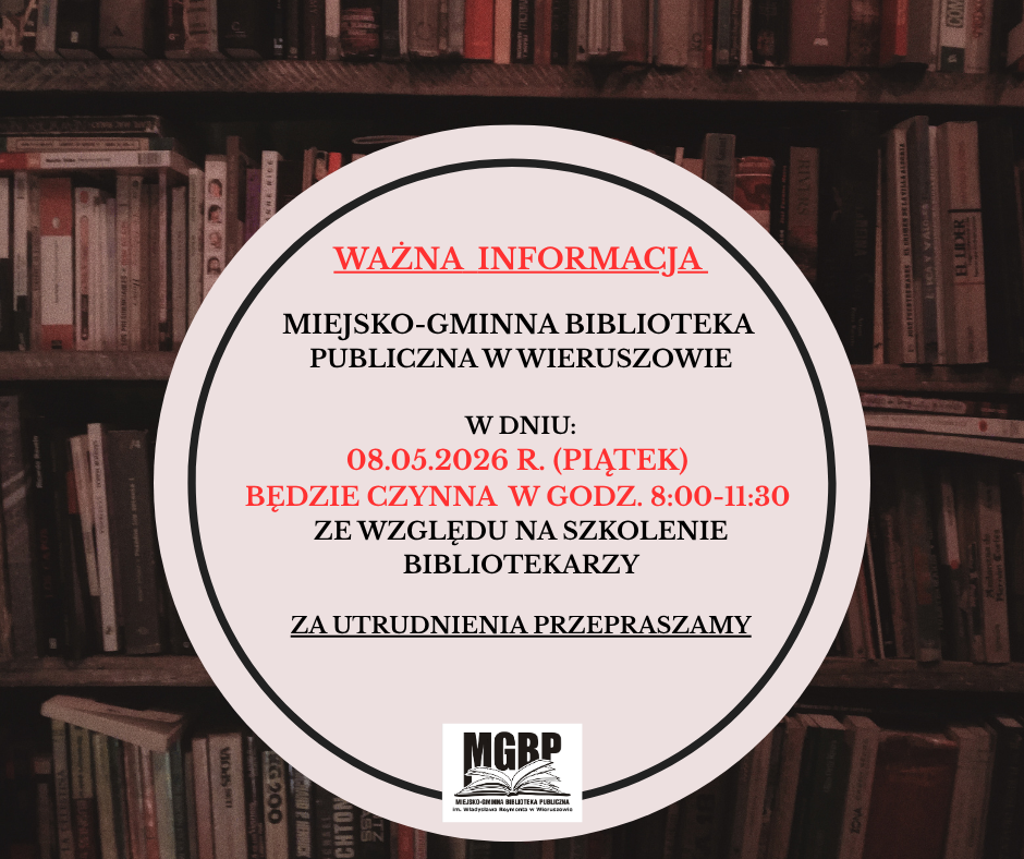 UWAGA! – piątek 8 maja 2026 – szkolimy się!