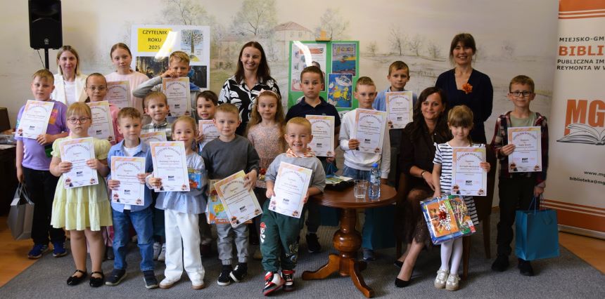 Czytelnik Roku 2025 dla Dzieci i spotkanie z Ewą Kołodziejczyk. Czytelnik Roku 2025 dla Dzieci i spotkanie z Ewą Kołodziejczyk.