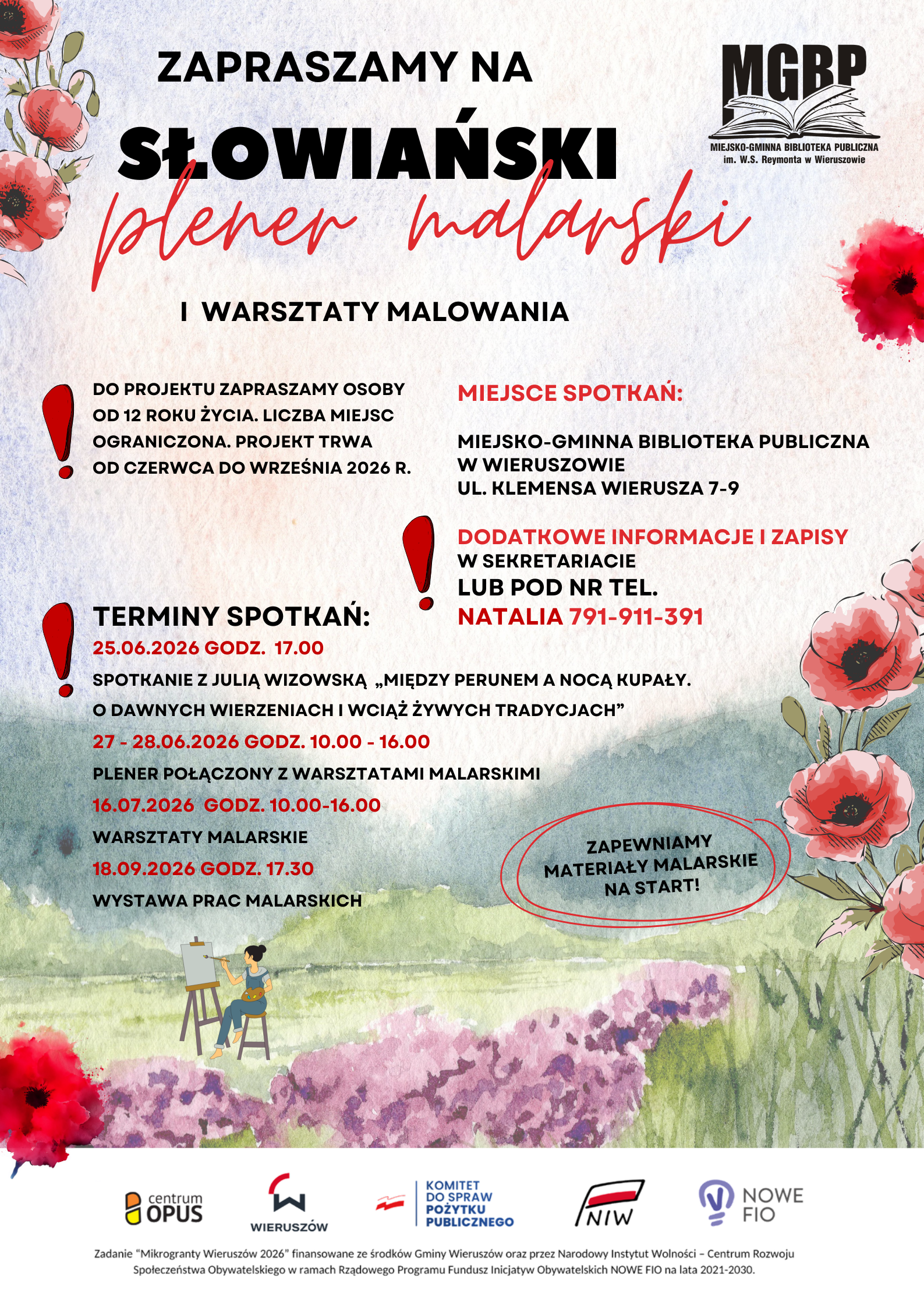 Słowiański Plener Malarski – zapraszamy do zapisów Słowiański Plener Malarski – zapraszamy do zapisów