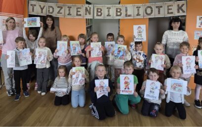 Tydzień Bibliotek z&nbsp;przedszkolakami w&nbsp;Filii Bibliotecznej w&nbsp;Pieczyskach