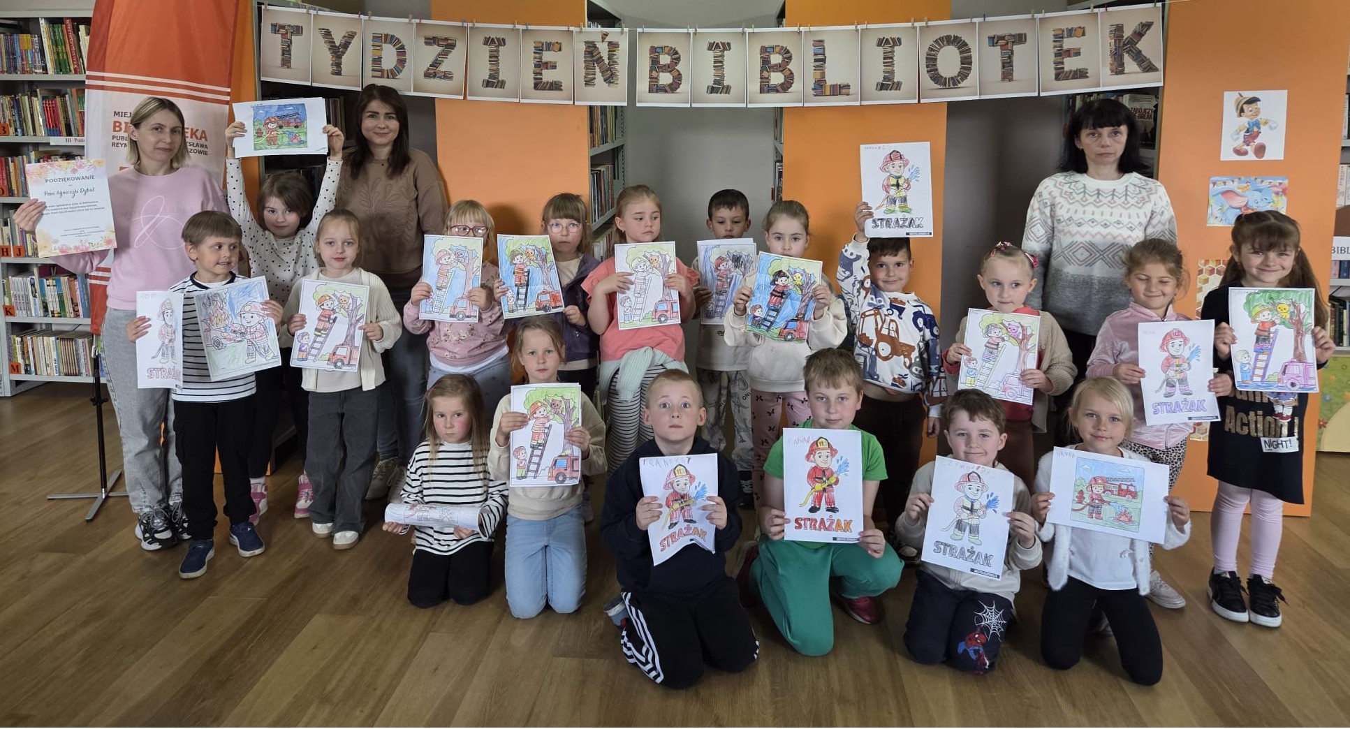 Tydzień Bibliotek z przedszkolakami w Filii Bibliotecznej w Pieczyskach Tydzień Bibliotek z przedszkolakami w Filii Bibliotecznej w Pieczyskach