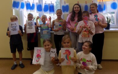 Zajęcia wakacyjne w&nbsp;Filii Bibliotecznej w&nbsp;Kuźnicy Skakawskiej – Dzień 2