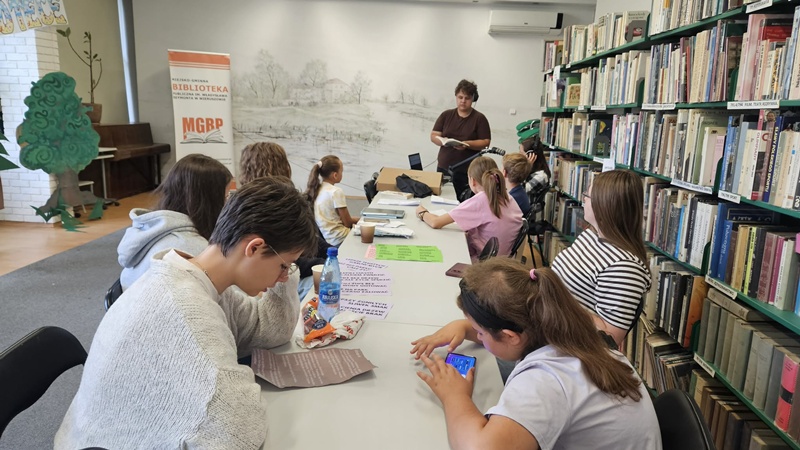 Kolejne zajęcia z&nbsp;projektu „Opowieści o&nbsp;przyrodzie”