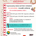 plakat z programu Kulturalny Orlen - warsztaty mozaiki szklanej