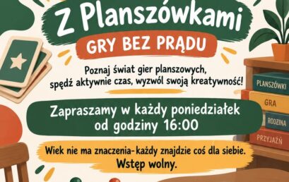 Międzypokoleniowe Spotkania Z&nbsp;Planszówkami – Gry bez prądu