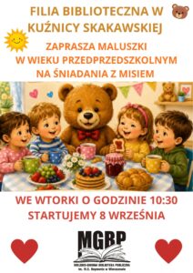 Plakat z&nbsp;zaproszeniem na&nbsp;zajęcia dla&nbsp;maluszków